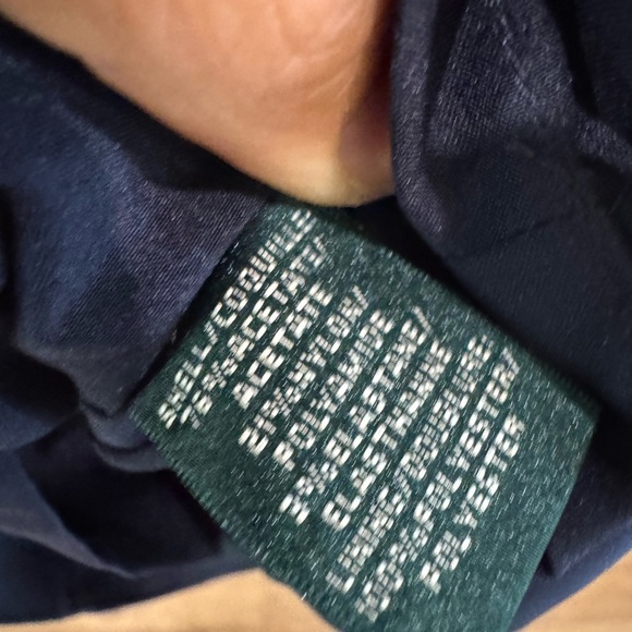 BNWT Lauren Ralph Lauren Satin Surplice Deep Sapphire Dress size 8 $194 - Picture 10 of 10